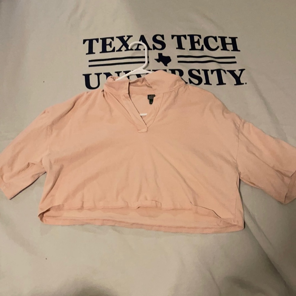 Pink Crop Top